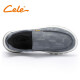 Cele (CELE) men's shoes summer cloth shoes men's breathable thick-soled old Beijing canvas shoes casual board shoes gray 40