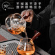 Good Kiln Light Luxury 360 Degree Rotating Xiaoyao Glass Tea Set Home Teapot Kung Fu Teacup Small Office Tea Transparent Xiaoyao Pot-360 Degree Rotation