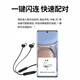 Huawei headphones FreeLace Vitality Edition Wireless Bluetooth Headphones Halves Pro2 Noise Reduction Sports Running Half-Ear Neck Hanging Headphones AX22A Obsidian Black