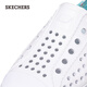 Skechers summer girls' hole shoes casual and versatile outside wear slippers lightweight breathable bubble shoes soft and fashionable white/multi-color/WMLT size 37