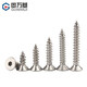 Guwanji 304 stainless steel flat head hexagonal self-tapping screws countersunk head hexagonal self-tapping machine screws M4*10 50 pieces