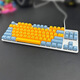 Logitech K835 Clavier mécanique 84 touches Clavier filaire Gamiage E-Sports Clavier Office Keyboard Keyboard TTC K835 Blue and Orange Keycap Version Red Axis