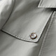 Western Tour Trench Coat Mid Long-Long Longitud Autumn New Style [Algodón de larga duración] Light Luxury Business Casual Chaqueta para hombres Men Azul Grey (sin Slit) 6627 M 170
