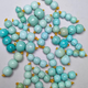 Colorful turquoise old-style beads bucket beads with beads DIY star and moon diamond treatment with beads drum beads top beads 9MM*9MM selected single beads