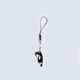 Laiji eignet sich für Mobiltelefon -Anhänger Cartoon niedliche Kätzchen -Anhänger Lanyard Hanger Dekoration Bester Student Ehepaar kreativer Tierhänge Kette Black Cat + White Cat [Mobile Seil]