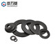 GUWANJI Grade 8.8 Black Flat Washer Circular Washer Increased Gasket Metal Washer Washer Thickened Flat Washer National Standard M16*30*3 (10 pieces)