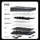 Belly Spirit MK870PRO/MK-PAD 108 key Blackberry Garning Keyboard Mecánico Obsidiana Bluetooth Bluetooth Bluetooth Bluetooth Customized Computer Office Obsidian (incluido MK-Pad)-Purple Qi Donglai Zhengke Box SHARME SHARMAWS SHARMAW