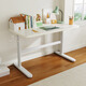 Lin's home children's study desk liftable desk computer desk primary school student desk LS690V1 large white table 1.4m