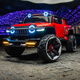 
Weini children's electric car, children's four-wheel pickup truck, off-road vehicle, boys and girls can sit on remote control toy car, large children's car, light gray + 14A super battery + soft seat + hard wheel, 775 dual-wheel drive large motor + Bluetooth music