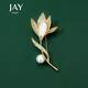 Jay brooch, high-end female corsage, suit accessories, pin, birthday gift for mother, mother-in-law, elders
