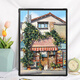 1000 piece puzzle photo frame 50x70 puzzle frame simple modern poster 50x75 universal sketch frame white puzzle frame with tools, film and back plate 50*70 cm