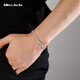Miss JuJu Pt950 Platinum Bracelet Men's Platinum Bracelet Men's Thick Copper Coin Rich Boss Bracelet Weight 27.40g Length 22cm Thick About 8mm
