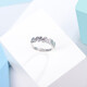 Yuan Shengfu's new PT950 fashionable heart-shaped platinum ring, women's platinum ring, adjustable, live and shiny, 2.55g