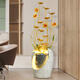
Floor-standing light luxury running water ornaments circulating water living room office TV cabinet next to humidifier to make money bonsai decoration 9928A water bonsai + small iron flower 134CM