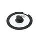 NITORI Yideli Home Kitchen Multi-caliber Pot Accessories Handle Anti-scalding Silicone Pot Lid TORERU Black 24cm