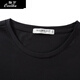
Coolku (coolku) large-size men's printed short-sleeved T-shirt for men with fat plus size loose fat man summer large-size T-shirt trend T6172 black M