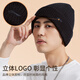 Li Ning Hat Men's Winter Warm Knitted Wool Hat Windproof and Coldproof Cotton Hat Ski Fleece Hat Sports Running Cold Hat Women