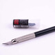 
Box card (HSIANG) wide-mouth metal pen sharpener making pen sharpener Wide edge pen sharpener Red and black Gundam model assembly Model tool Wide-mouth metal pen sharpener rod (red) 16805