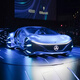 
WORK BABY Children's Mercedes-Benz electric car four-wheeled car 1-7 years old with remote control baby boys and girls toys for seating gifts, painted silver + four-wheel drive leather seat + wheel light remote control + lithium battery Electric drive