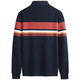 Shanshan (FIRS) Camiseta de manga larga de algodón puro para hombres nuevas rayas bordadas para hombres Polo826 Maple Leaf Red M (170)