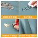 Pin Shang Kaidis modernes einfaches Multifunktionssofa Bett Dual-Purple-Falt-Sofa Bett Wohnzimmer Sofa kleine Wohnung Lazy Sofa [neuer Katze Kratzer Leder] Hellgrau farbenfrohe Schwammstil] 1,8 Meter lang 2 Handläufe 2 Taillenkissen