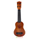 
Ukulele children's guitar toys for women, boys, beginners, mini guitar instruments can play music simulation 34 cm (love hole) orange [song score, pick] can play