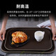 Danshi Zhiyuan commercial rectangular tray tempered anti-slip plastic hotel restaurant tea tray 40*30cm square