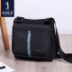 Golf Large Capacity Commuting Men's Shoulder Bag Versatile Crossbody Bag Lightweight Water-Repellent Shoulder Bag iPad Men's Bag Gift Black-Regular