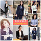 Jian Ting professional wear women's suit new fashion spring and autumn temperament women's suit work clothes suit interview formal work wear navy blue suit + trousers L