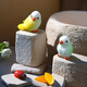 Cartoon cute mini parrot micro landscape gardening potted ornaments blind box mini parrot set of 4