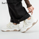 Женская обувь La Chapelle, Panda Impression Casual Women's Women's, разноцветная обувь, толстая подошва, повышенная женская обувь, маленькие белые туфли, повседневная обувь, не совсем белая женская LA-B683 35