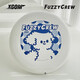 X-COMXCOM & FUZZYCREW Joint Frisbee Ike Outdoor Extreme Sports Team Competition 175g Frisbee 175g Powerful Women-White