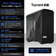 Fractal DesignTorrent standard FD chassis mid-tower black side transparent EATX comes with 2*18/3*14 fans RGB supports 420 water-cooled graphics card 423 black computer desktop host Torrent black glass version (light color)