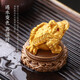 Xixi Taitai Golden Toad Tea Pet Decoration Boutique Color-changing Tea Set Accessories Tea Table Tea Tray Tea Ceremony Golden Cicada Lucky Tea Table Toad Rotation-Fujia Golden Toad Transformed into Gold