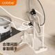 Cobbe pot lid rack countertop space aluminum kitchen storage rack multi-functional household storage rack cutting board rack chopping board rack Yabai-single pole single layer pot lid rack
