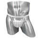 Männer sexy Doppel-Tanga-Stil neuer und sexy transparentes Netz hinter offenes Schicht, ohne die Unterwäsche von Männern schwulen zu nehmen [vertraulicher Versand] Weiß 90-160jin [Jin gleich 0,5 kg] Inside Wear