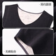 Xue Qianman wool thermal vest for men in autumn and winter, seamless antibacterial base layer, thickened and warm, slim sleeveless waistcoat for men