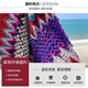 
Female shawl with a female shawl with Yunnan Lijiang Qinghai Xinjiang Tibetan ethnic style tourism cloak cloak blanket scarf for women shawl [red rose splicing]