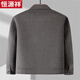 Hengyuanxiang 2024 L'automne, l'hiver et l'hiver La laine pour hommes peut être retirée du canard blanc Down Down Liner d'âge moyen d'âge décontracté veste en laine chaude de chameau [Ajouter une doublure] M 90-110jin [Jin est égal à 0,5 kg]