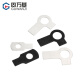 Guwanji Double oreille Stop Washer GB 855 304 ACIER DOUBLE AVEC DOUBLE AVEC GB854 FON RONDEUR DE VIS M3M4 Iron Black M3M4 M22 [5 pièces] 304 Oreille simple