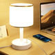 Yaotian Schreibtischlampenfassung, Lernen, Zuhause, Nachttisch, Schlafzimmer, kleine Schreibtischlampe, Mehrlochstecker, USB-Netzstecker, Nachtlicht, Aprikose, USB+ mit Fernbedienung, Schreibtischlampenfassung, Drahtlänge: 0,8 Meter dicker Draht