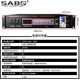 SABO power sequencer 8-channel with filter sequential power controller 16-channel professional ktv conference stage RS232 central control socket manager HX1602 filter model 16-channel network 110v-240v