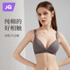 JOYNCLEON Nursing Bra Maternity Underwear Pregnancy Breastfeeding Thin Breastfeeding Bra Postpartum Front Open Button No Wire Ring Support Gathering Skin Color 3128 [Thin Breathable Gathering] 85B