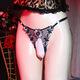 Sexy Thong de hombres japoneses Separar dos dormitorios y una sala de estar Cinturón de ajuste de gran tamaño para la pasión de la masturbación masculina transpirable dentro de la manga de un solo tamaño blanco Apertura 80-160 Jin [Jin iguala 0.5 kg]