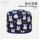 Zhengfutang Operationssaal Hut Südeuropäischer Fischblumenhut Operationssaal Reines Baumwollkrankenschwester Hut weibliche Arzt Hut Nette Cartoon -Tasche D897 Pinkbär
