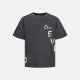 Evisu Kuro Herren-Tinte und Waschmarken bedrucktes T-Shirt Men 2esgnm3ts691Rxct Dark Grey M.