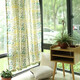 Xiongjiujiu Door Curtain Curtain Cabinet Curtain Kitchen Curtain Nordic Short Curtain Art Curtain Through Rod Short Curtain Half Curtain Partition Curtain Curtain Bird and Leaf Curtain, Through Rod Tile 140 cm wide * 140 high single price
