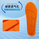 Misbe High Elastic PU Sports Innensohle Stoßdämpfung Rebound Badminton Basketball Tisch Tennis Fußball-Geruchssicheres Schweißabsorbing Running Innensohle hohe elastische Stoßdämpfung Rebound 2 Paare 43 Größen