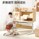 护童（Totguard）儿童学习桌椅套装书桌 星辰_东青扬120cm+CW21橙+65cm灯