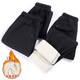 Na Aiyuan Mother's clothing velvet thickened pants winter middle-aged and elderly women's clothing for the elderly women's loose straight pants for outer wear elastic granny wear 60 70-year-old cotton pants to keep warm black thickened XL (recommended 85-105 Jin Jin equals 0.5 kg)